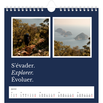 Calendrier photo carré — Terre éditoriale