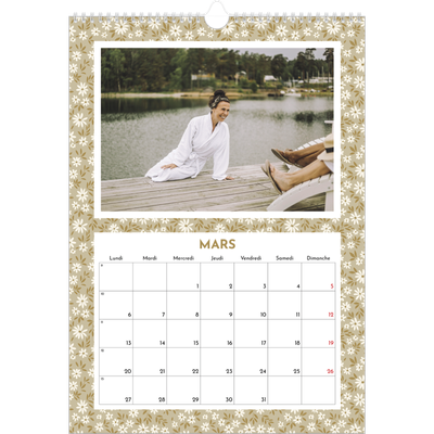 A3 Calendrier annuel — En floraison [Mars]