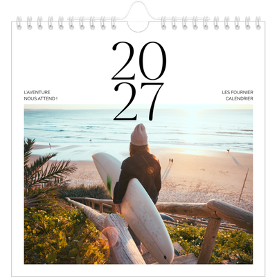 Calendriers annuels carré — Surf & couchers de soleil [couverture]