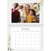 Calendrier photo A4 double (30 x 40 cm) — Éclaboussure florale [Février]