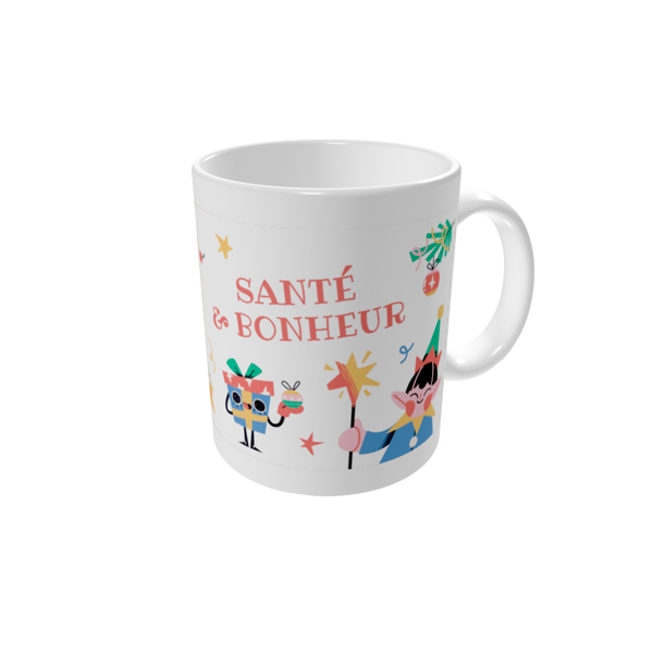 Mug personnalisé — Cartoon Christmas