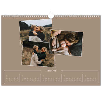 Calendrier photo A3 — Souvenirs artisanaux
