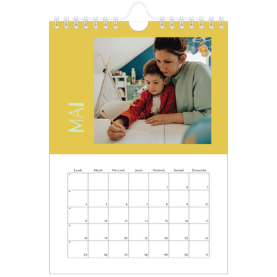 Calendrier photo A5 — Tout en couleurs [couverture]