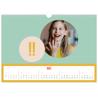 Calendrier photo A3 — Fun et moderne [couverture]
