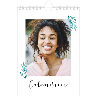 Calendrier photo A5 — Ornements aquarelle [couverture]