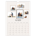 A3 Calendrier annuel — Galerie de mur photo [Mars]
