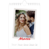 Calendrier photo A5 — Signature carmin [Mars]