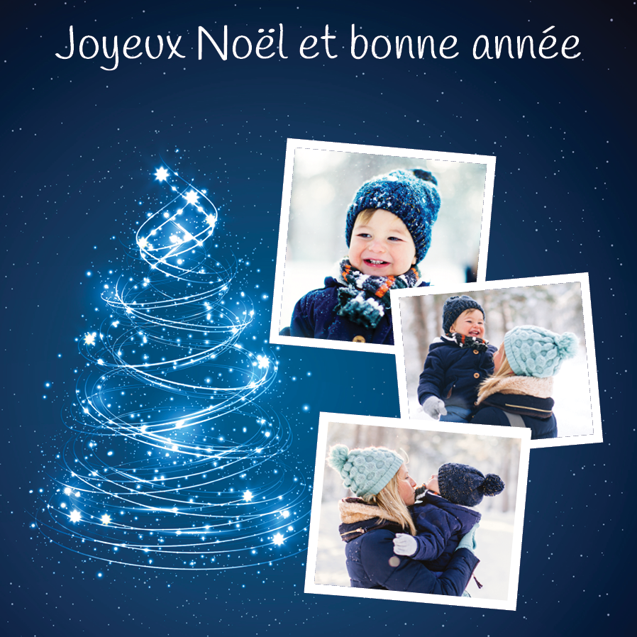 Faire-part & Cartes — Sapin scintillant