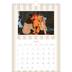 Calendrier photo A4 (20 x 30 cm) — Lettrages et rayures [Avril]