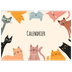 Calendrier photo A3 — Pattes de chat et gribouillis [couverture]