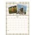 Calendrier photo A4 (20 x 30 cm) — Motifs rétros [Avril]