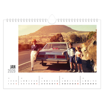 Calendrier photo A4 — Texte abrégé