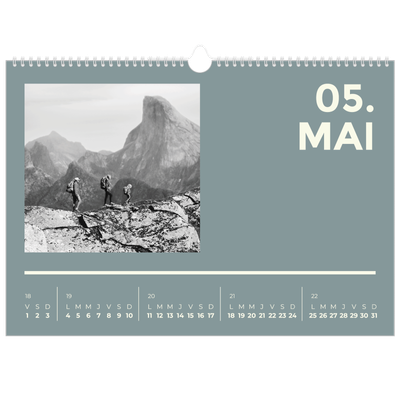 Calendrier photo A3 — Contemporain audacieux [couverture]