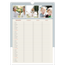 Calendrier familial A3 — Agenda palette naturelle - Famille de 3 [Janvier]
