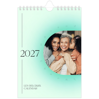 Calendrier photo A5 — Dégradé astrologique [couverture]