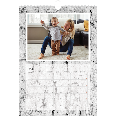 Calendrier photo A4 (20 x 30 cm) — Bois à l'état pur [couverture]