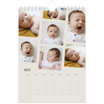 Calendrier photo A5 — Souvenirs en mouvement [Mars]