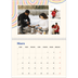 Calendrier photo A4 double (30 x 40 cm) — Rayures rétros [Mars]