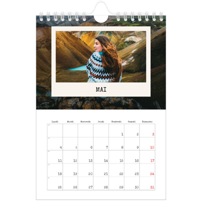 Calendrier photo A5 — L'édition portrait [couverture]