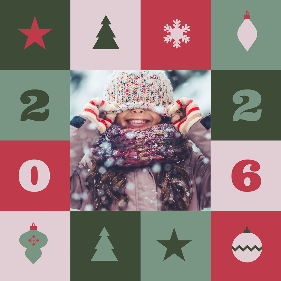 Faire-part & Cartes — Damier coloré