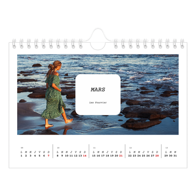 Calendrier photo A5 — Toute l'histoire [Mars]