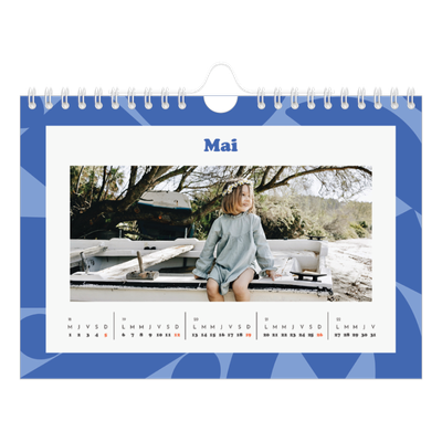 Calendrier photo A5 — Jeu de motifs [couverture]