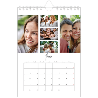 Calendrier photo A5 — Arrangements photo [Février]