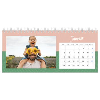 Calendrier de bureau — Papier peint acidulé