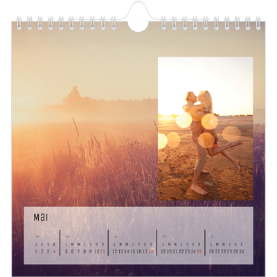 Calendriers annuels carré — Immersion en montagne [couverture]