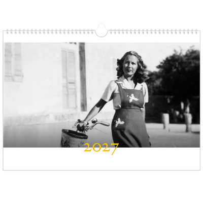 Calendrier photo A3 — Style héritage [couverture]