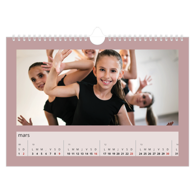 Calendrier photo A4 — Neo Scandi [Mars]