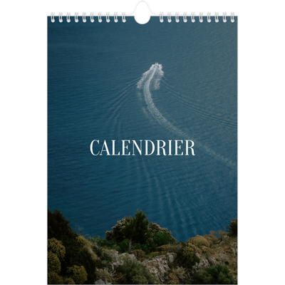 Calendrier photo A4 (20 x 30 cm) — Évasion sans fin [couverture]