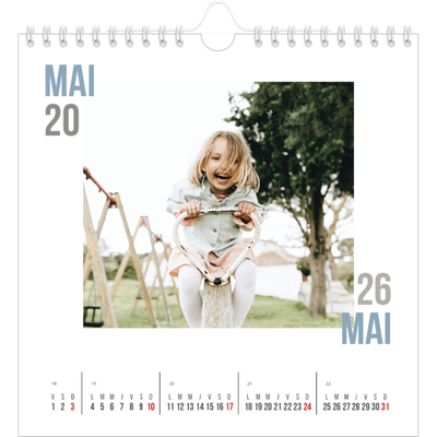 Calendriers annuels carré — Type de couple [couverture]