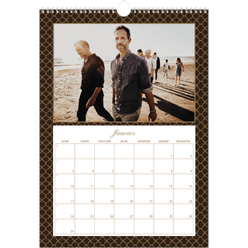 Calendrier photo A3 — Noir et blanc vintage