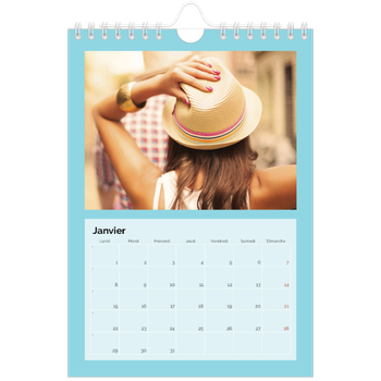 Calendrier photo A5 — Panel de couleur