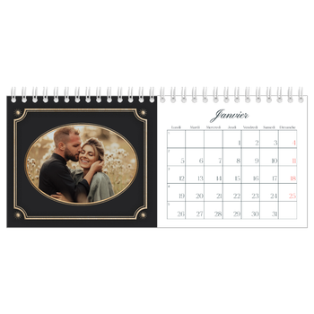 Calendrier de bureau — Classique vintage