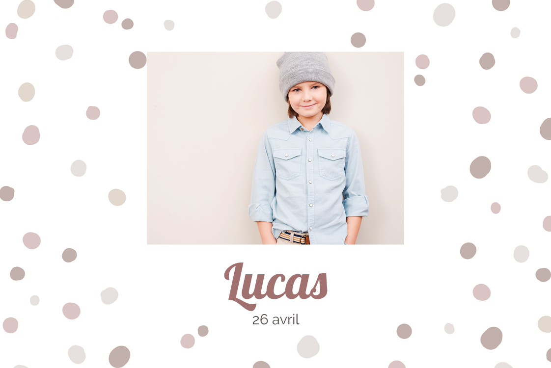 Cartons d'invitation — Spots à main levée