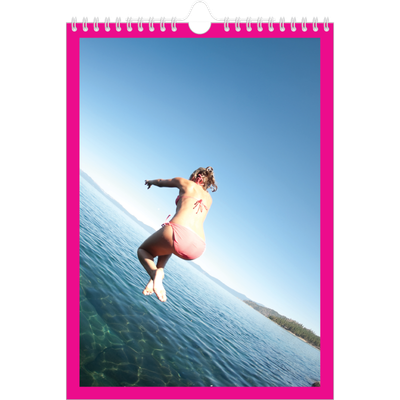 Calendrier photo A4 (20 x 30 cm) — Panel de couleur [couverture]