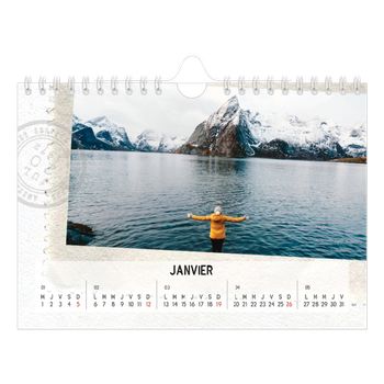 Calendrier photo A5 — Parts unknown
