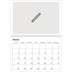 Calendrier photo A4 double (30 x 40 cm) — Créez votre produit [Février]