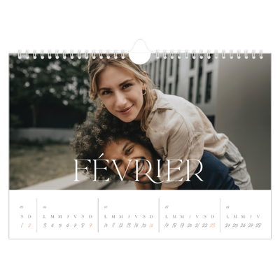 Calendrier photo A4 — Plus grand que la vie [Février]