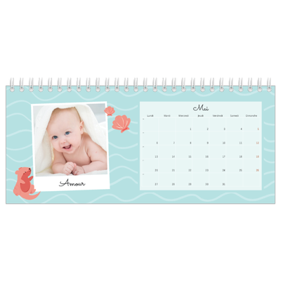 Calendrier de bureau — Mes petits animaux [couverture]