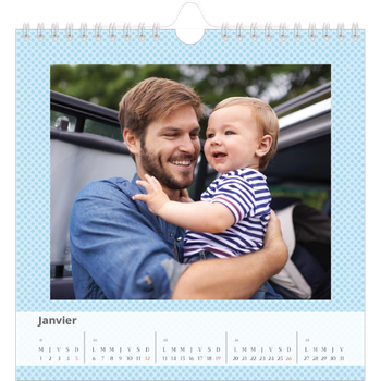 Calendrier photo carré — Papier peint douceur