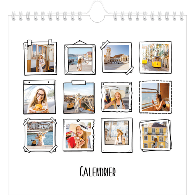 Calendriers annuels carré — Instants d'album photo [couverture]