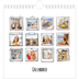 Calendriers annuels carré — Instants d'album photo [couverture]