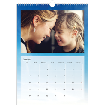 Calendrier photo A3 — La tête dans les nuasges