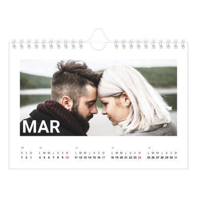 Calendrier photo A5 — Grand mois [Mars]