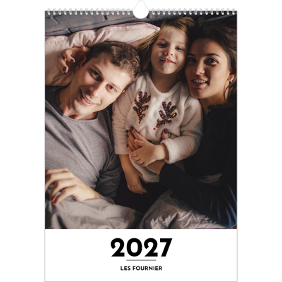 A3 Calendrier annuel — Projecteur sur les lettres [couverture]