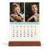 Calendrier de bureau support bois - portrait  — Chapitres pastel [Février]