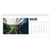 Calendrier de bureau — Espace blanc [Mars]